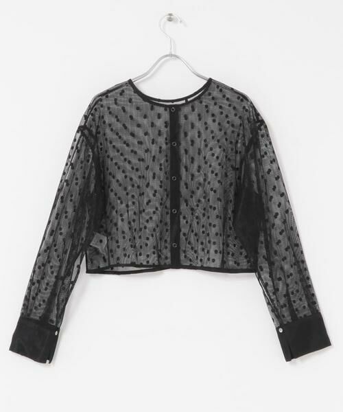 URBAN RESEARCH ROSSO / アーバンリサーチ ロッソ その他トップス | シアーメッシュドットプルオーバー | 詳細20