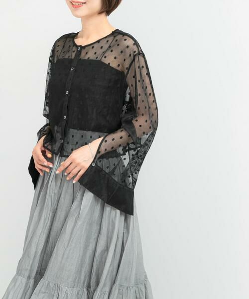 URBAN RESEARCH ROSSO / アーバンリサーチ ロッソ その他トップス | シアーメッシュドットプルオーバー | 詳細11