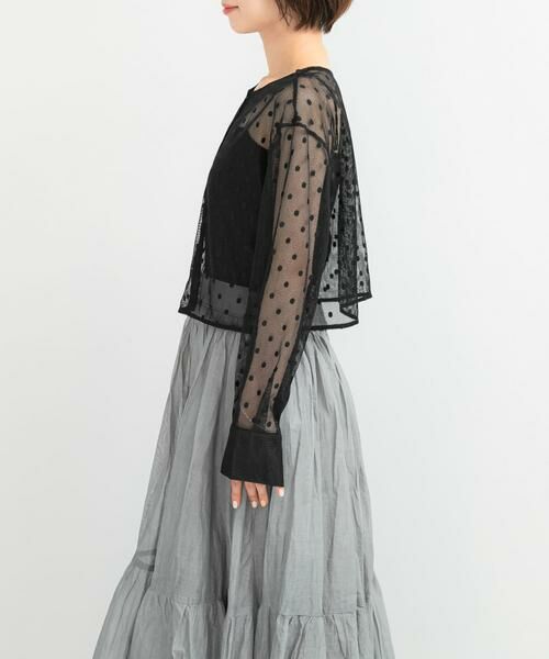 URBAN RESEARCH ROSSO / アーバンリサーチ ロッソ その他トップス | シアーメッシュドットプルオーバー | 詳細15