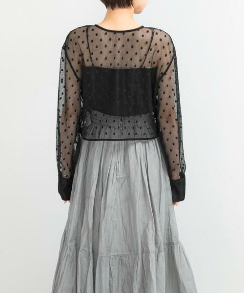 URBAN RESEARCH ROSSO / アーバンリサーチ ロッソ その他トップス | シアーメッシュドットプルオーバー | 詳細16