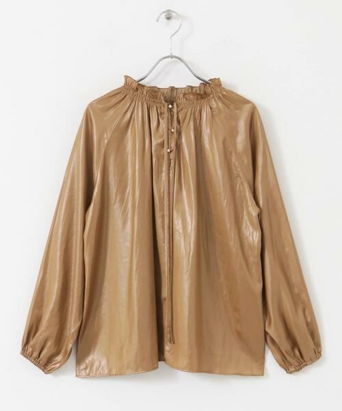 URBAN RESEARCH ROSSO / アーバンリサーチ ロッソ シャツ・ブラウス | グロッシー2WAYネックギャザーブラウス | 詳細6