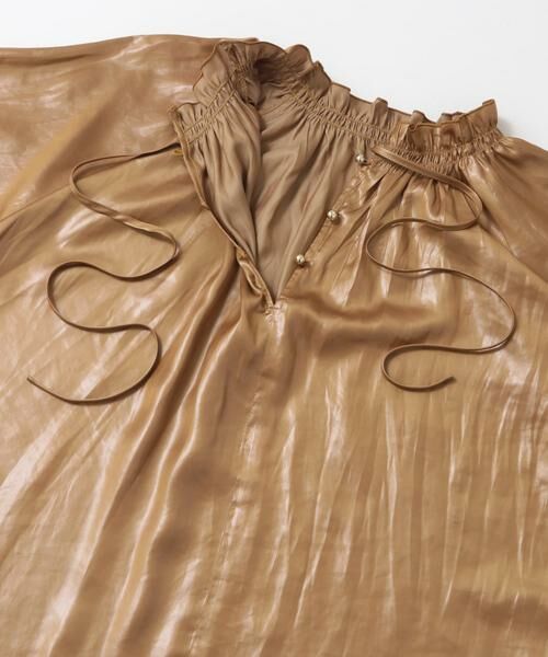 URBAN RESEARCH ROSSO / アーバンリサーチ ロッソ シャツ・ブラウス | グロッシー2WAYネックギャザーブラウス | 詳細7