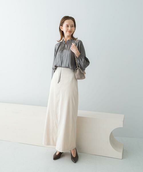 URBAN RESEARCH ROSSO / アーバンリサーチ ロッソ シャツ・ブラウス | グロッシー2WAYネックギャザーブラウス | 詳細22