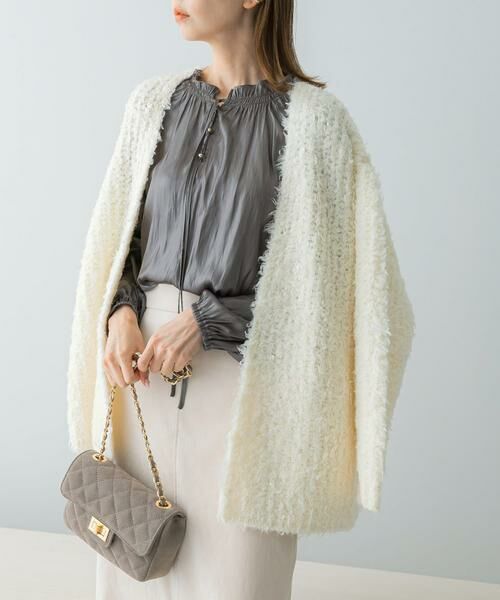 URBAN RESEARCH ROSSO / アーバンリサーチ ロッソ シャツ・ブラウス | グロッシー2WAYネックギャザーブラウス | 詳細23