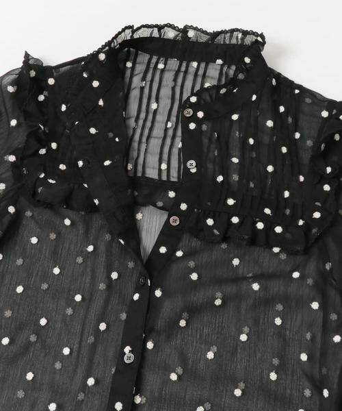 URBAN RESEARCH ROSSO / アーバンリサーチ ロッソ シャツ・ブラウス | 『WEB限定』フラワー刺繍フリルネックブラウス | 詳細15