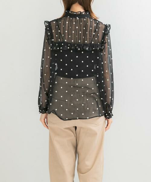 URBAN RESEARCH ROSSO / アーバンリサーチ ロッソ シャツ・ブラウス | 『WEB限定』フラワー刺繍フリルネックブラウス | 詳細9