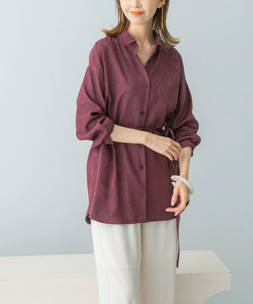 URBAN RESEARCH ROSSO / アーバンリサーチ ロッソ シャツ・ブラウス | ピーチタッチデザインシャツ | 詳細1