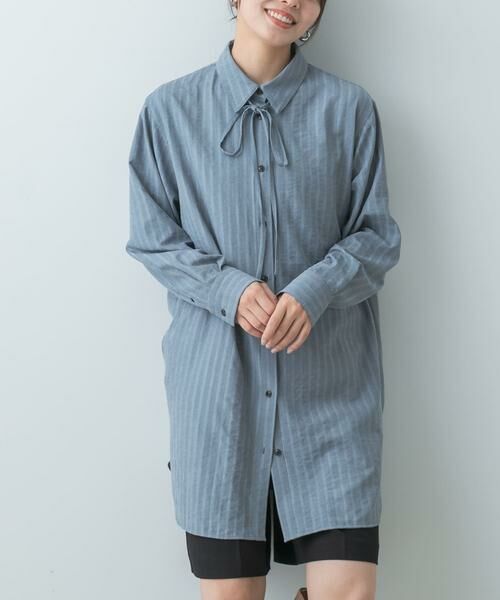 URBAN RESEARCH ROSSO / アーバンリサーチ ロッソ シャツ・ブラウス | F by ROSSO　マルチWAYスエードタッチシャツ | 詳細1