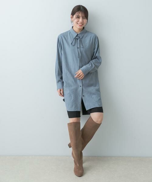 URBAN RESEARCH ROSSO / アーバンリサーチ ロッソ シャツ・ブラウス | F by ROSSO　マルチWAYスエードタッチシャツ | 詳細5