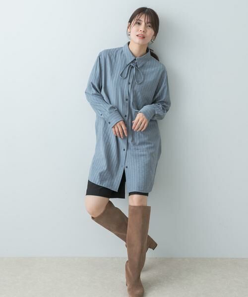 URBAN RESEARCH ROSSO / アーバンリサーチ ロッソ シャツ・ブラウス | F by ROSSO　マルチWAYスエードタッチシャツ | 詳細6