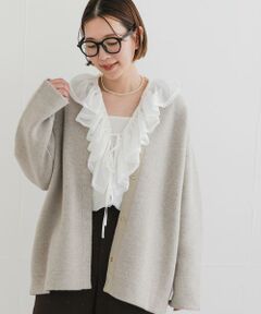 URBAN RESEARCH ROSSO / アーバンリサーチ ロッソ シャツ・ブラウス | F by ROSSO　フリルカラーシアーブラウス