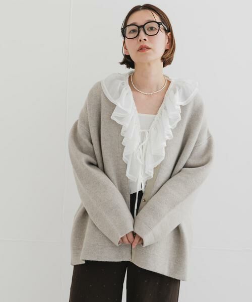 URBAN RESEARCH ROSSO / アーバンリサーチ ロッソ シャツ・ブラウス | F by ROSSO　フリルカラーシアーブラウス | 詳細3