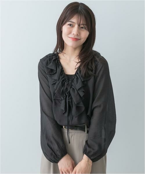 URBAN RESEARCH ROSSO / アーバンリサーチ ロッソ シャツ・ブラウス | F by ROSSO　フリルカラーシアーブラウス | 詳細10
