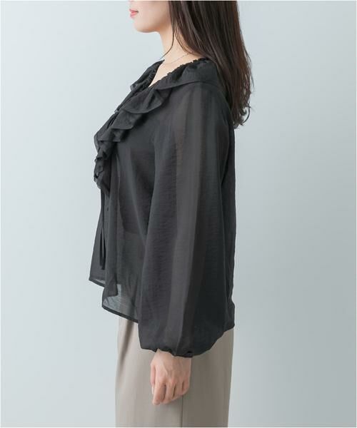 URBAN RESEARCH ROSSO / アーバンリサーチ ロッソ シャツ・ブラウス | F by ROSSO　フリルカラーシアーブラウス | 詳細18
