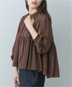 URBAN RESEARCH ROSSO / アーバンリサーチ ロッソ Tシャツ | F by ROSSO　コットンボイルティアードブラウス