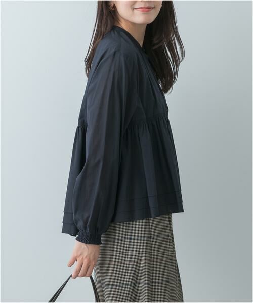 URBAN RESEARCH ROSSO / アーバンリサーチ ロッソ Tシャツ | F by ROSSO　コットンボイルティアードブラウス | 詳細3