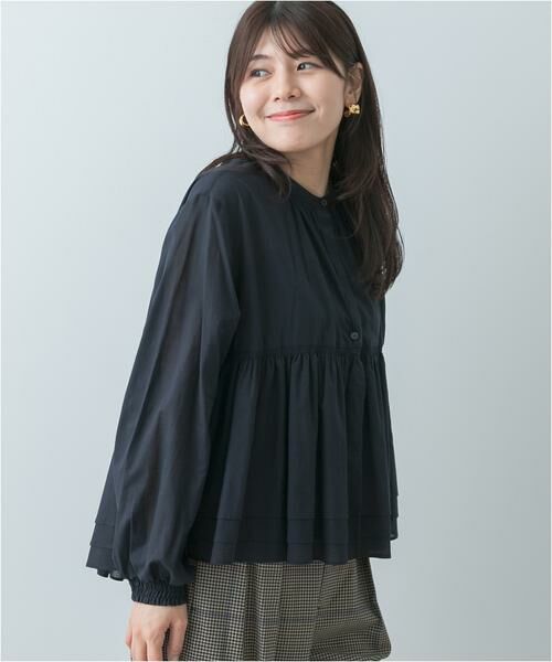 URBAN RESEARCH ROSSO / アーバンリサーチ ロッソ Tシャツ | F by ROSSO　コットンボイルティアードブラウス | 詳細4