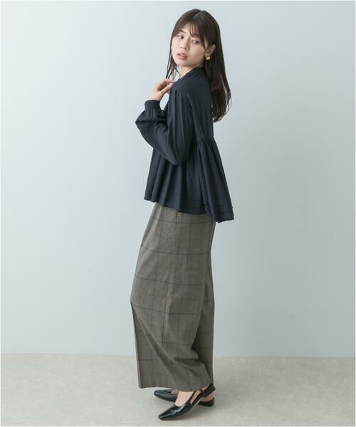 URBAN RESEARCH ROSSO / アーバンリサーチ ロッソ Tシャツ | F by ROSSO　コットンボイルティアードブラウス | 詳細5