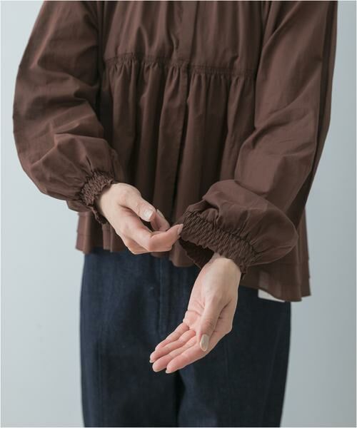 URBAN RESEARCH ROSSO / アーバンリサーチ ロッソ Tシャツ | F by ROSSO　コットンボイルティアードブラウス | 詳細21