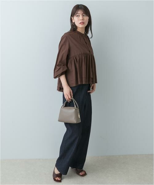 URBAN RESEARCH ROSSO / アーバンリサーチ ロッソ Tシャツ | F by ROSSO　コットンボイルティアードブラウス | 詳細17