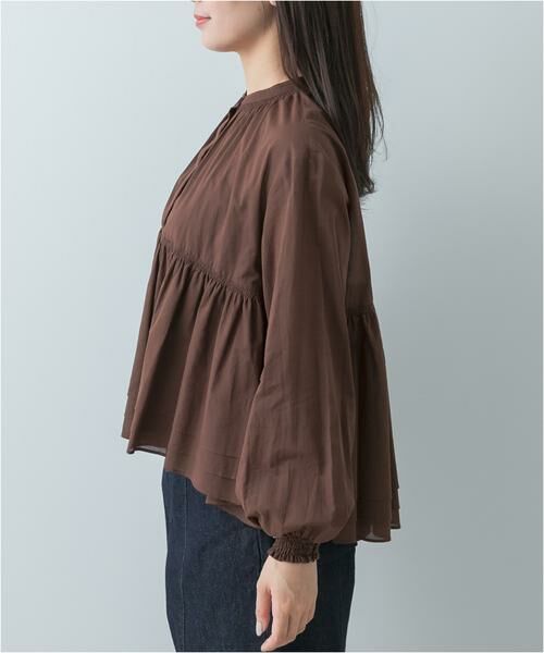 URBAN RESEARCH ROSSO / アーバンリサーチ ロッソ Tシャツ | F by ROSSO　コットンボイルティアードブラウス | 詳細19