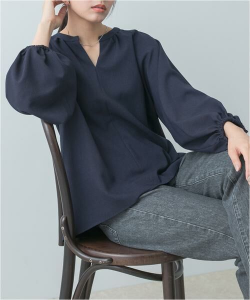 URBAN RESEARCH ROSSO / アーバンリサーチ ロッソ シャツ・ブラウス | F by ROSSO　イージーケアバルーンスリーブブラウス | 詳細7