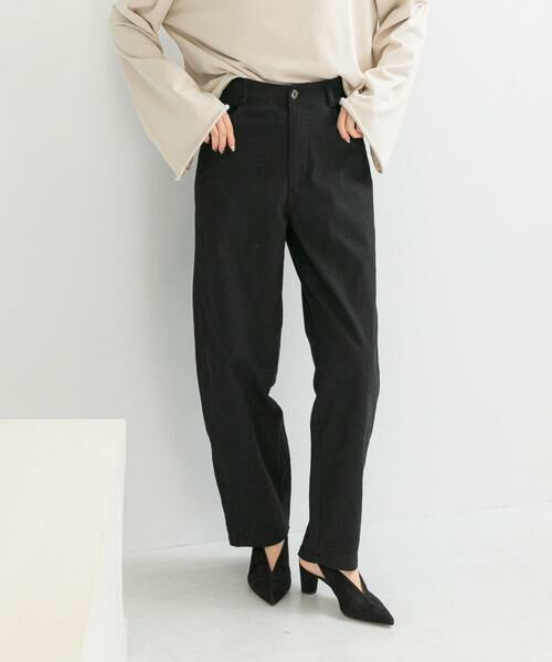 URBAN RESEARCH ROSSO / アーバンリサーチ ロッソ その他パンツ | ツイルバレルパンツ(ブラック)