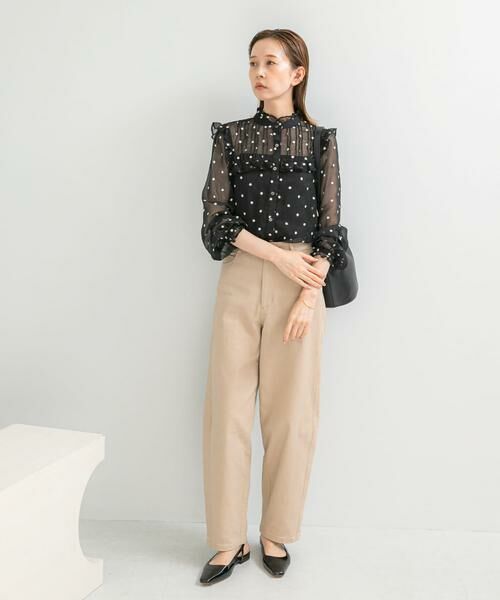 URBAN RESEARCH ROSSO / アーバンリサーチ ロッソ その他パンツ | ツイルバレルパンツ | 詳細10