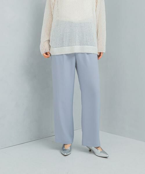 URBAN RESEARCH ROSSO / アーバンリサーチ ロッソ その他パンツ | ストレッチジョーゼットイージーパンツ | 詳細1