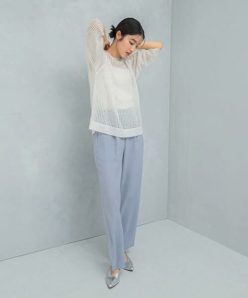 URBAN RESEARCH ROSSO / アーバンリサーチ ロッソ その他パンツ | ストレッチジョーゼットイージーパンツ | 詳細3