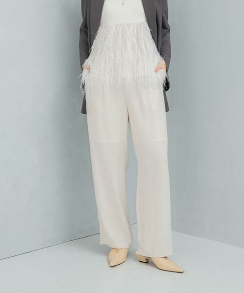 URBAN RESEARCH ROSSO / アーバンリサーチ ロッソ その他パンツ | ストレッチジョーゼットイージーパンツ | 詳細14