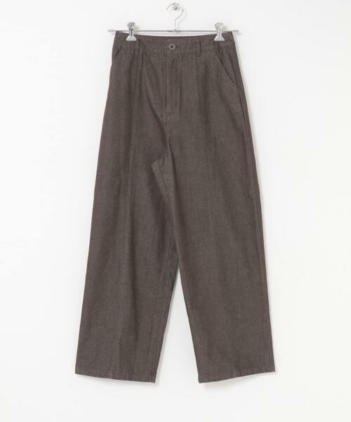 URBAN RESEARCH ROSSO/アーバンリサーチ ロッソ F by ROSSO カーブフォルムデニムパンツ ブラウン 38 URBAN RESEARCH ROSSO/アーバンリサーチ ロッソ F by ROSSO カーブフォルムデニムパンツ ブラウン 38