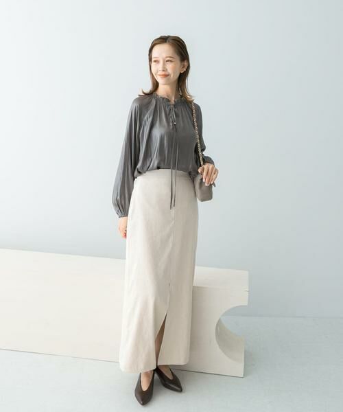 URBAN RESEARCH ROSSO / アーバンリサーチ ロッソ スカート | ピーチタッチストレートスカート | 詳細2