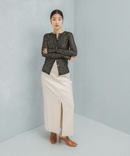 URBAN RESEARCH ROSSO / アーバンリサーチ ロッソ スカート | ピーチタッチストレートスカート | 詳細7