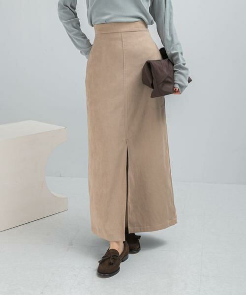 URBAN RESEARCH ROSSO / アーバンリサーチ ロッソ スカート | ピーチタッチストレートスカート | 詳細10