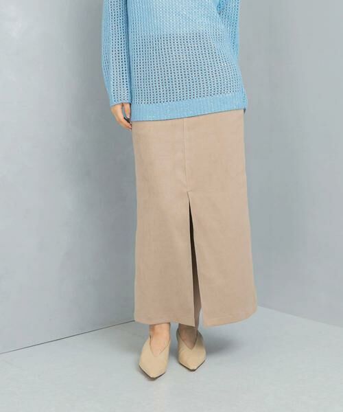 URBAN RESEARCH ROSSO / アーバンリサーチ ロッソ スカート | ピーチタッチストレートスカート | 詳細12