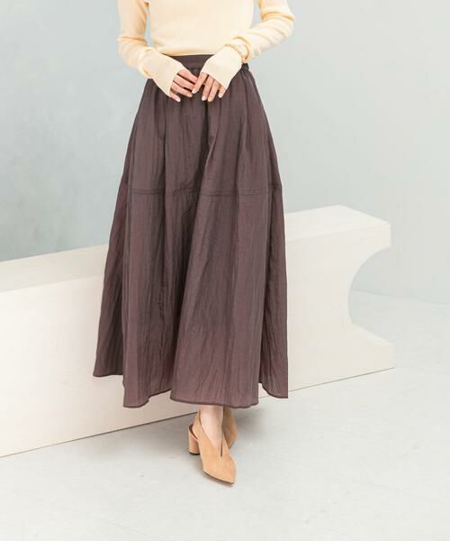 URBAN RESEARCH ROSSO / アーバンリサーチ ロッソ スカート | ブライトギャザースカート | 詳細1