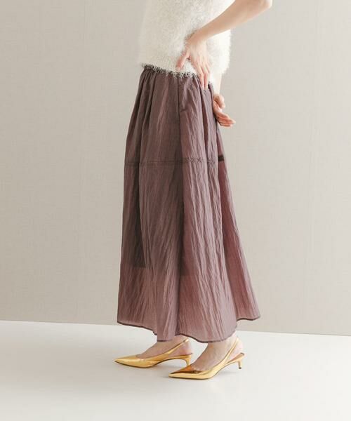 URBAN RESEARCH ROSSO / アーバンリサーチ ロッソ スカート | ブライトギャザースカート | 詳細4