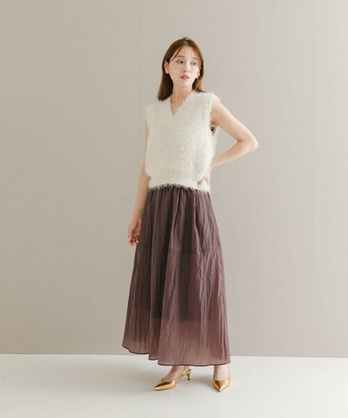 URBAN RESEARCH ROSSO / アーバンリサーチ ロッソ スカート | ブライトギャザースカート | 詳細5