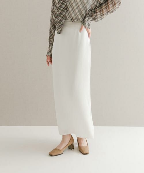 URBAN RESEARCH ROSSO / アーバンリサーチ ロッソ スカート | ビンテージダブルサテンストレートスカート | 詳細1