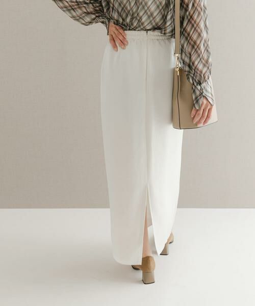 URBAN RESEARCH ROSSO / アーバンリサーチ ロッソ スカート | ビンテージダブルサテンストレートスカート | 詳細2