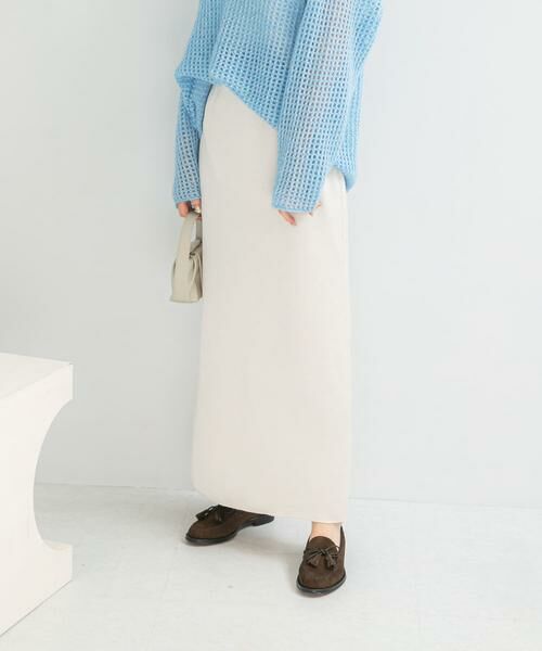 URBAN RESEARCH ROSSO / アーバンリサーチ ロッソ スカート | ビンテージダブルサテンストレートスカート | 詳細4