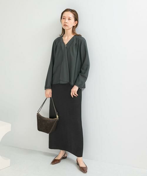 URBAN RESEARCH ROSSO / アーバンリサーチ ロッソ スカート | ビンテージダブルサテンストレートスカート | 詳細13