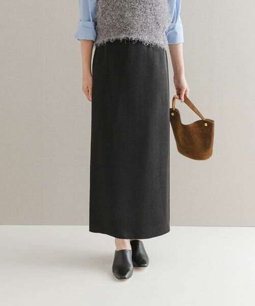 URBAN RESEARCH ROSSO / アーバンリサーチ ロッソ スカート | ビンテージダブルサテンストレートスカート | 詳細15