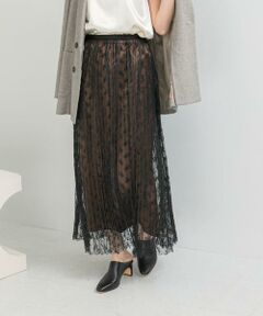 URBAN RESEARCH ROSSO / アーバンリサーチ ロッソ スカート | 2WAYレイヤードレーススカート