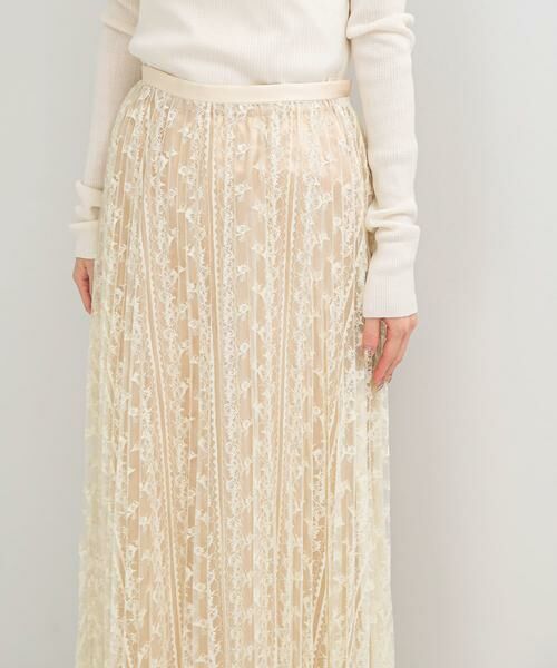 URBAN RESEARCH ROSSO / アーバンリサーチ ロッソ スカート | 2WAYレイヤードレーススカート | 詳細10