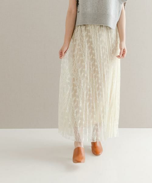 URBAN RESEARCH ROSSO / アーバンリサーチ ロッソ スカート | 2WAYレイヤードレーススカート | 詳細4