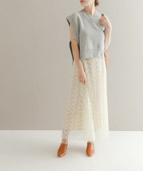 URBAN RESEARCH ROSSO / アーバンリサーチ ロッソ スカート | 2WAYレイヤードレーススカート | 詳細5