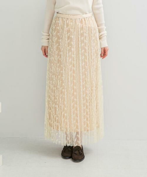 URBAN RESEARCH ROSSO / アーバンリサーチ ロッソ スカート | 2WAYレイヤードレーススカート | 詳細7