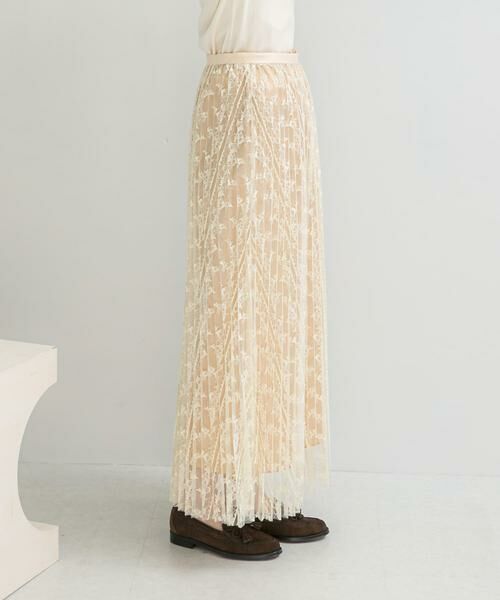 URBAN RESEARCH ROSSO / アーバンリサーチ ロッソ スカート | 2WAYレイヤードレーススカート | 詳細8